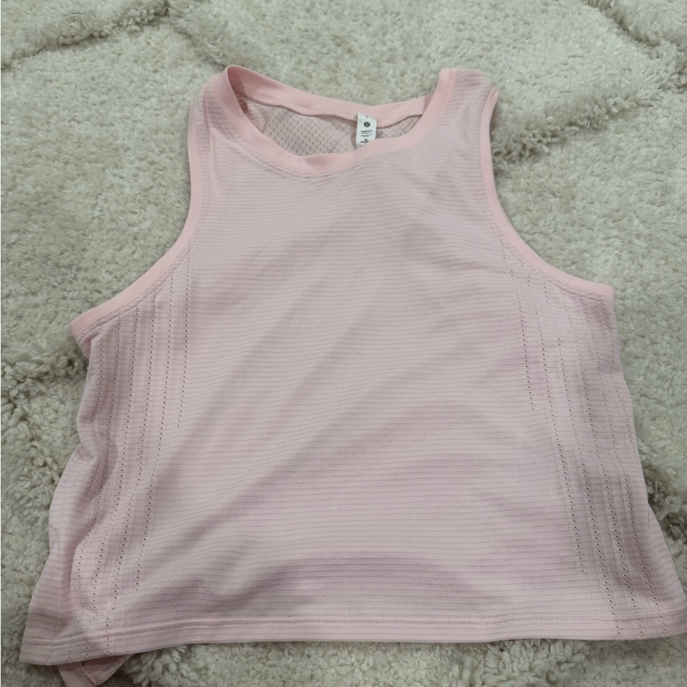 Lululemon Athletica Light Pink Tank Top